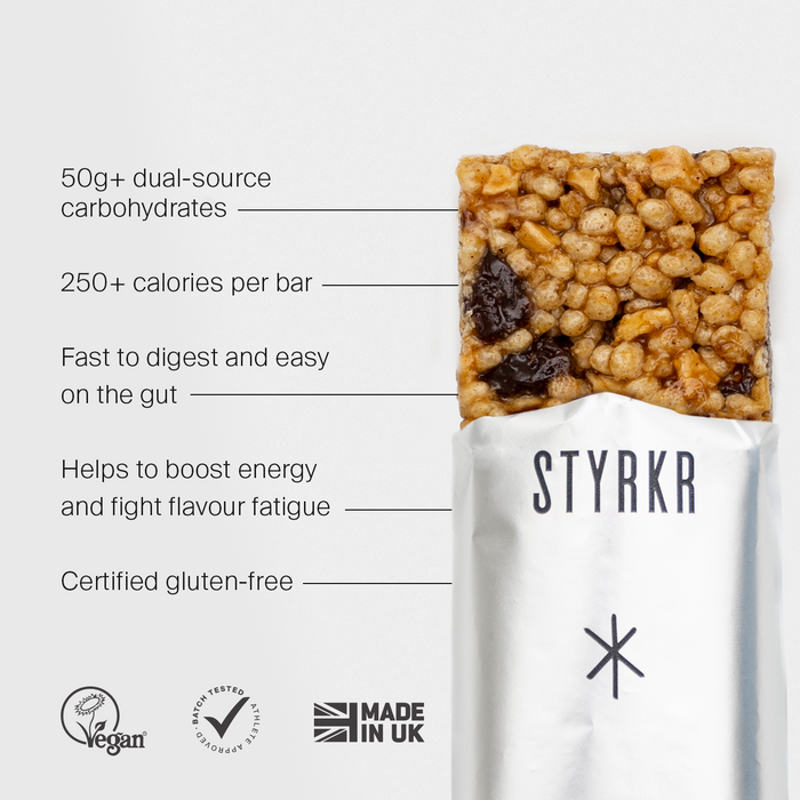 Styrkr BAR50 Apple Cinnamon Caramel and Sultana Energy Bar-1